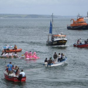 Newlyn raft race 2nd August 2009