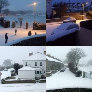 PENZANCE UNDER SNOW-12-14th JAN. 1987. & 1991 & 2-3rd Feb 2009