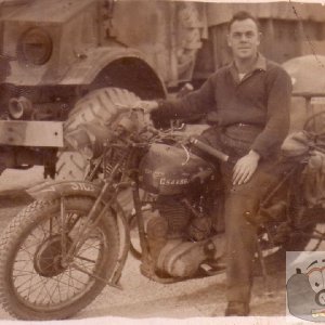 Man on his bike
