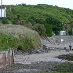 Houses on the beach.