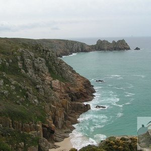 Porthcurno cliff side