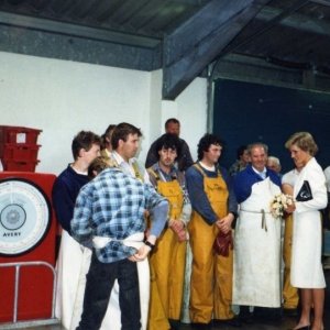 Princess Dianna Opening The Fish Market