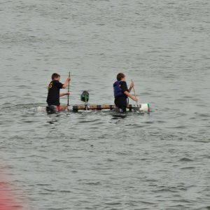 newlyn  raft  race.