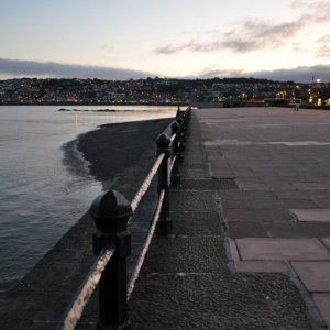 Evening  on  the  prom.