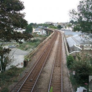 The Railway Bridge on the St Erth side of the Viaduct, Hayle