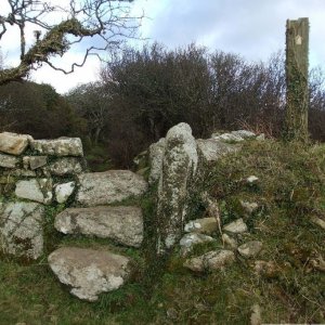 Nancledra village - A stile just above the village -10Feb10