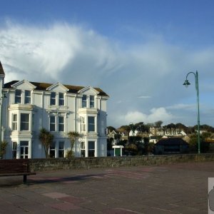 Clouds over the Beachfield Hotel, Penzance