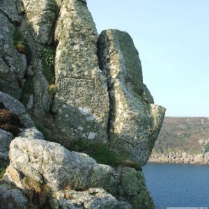 Granite crags, Lamorna Cove