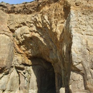 Cave at Nanjizel - south of Land's End
