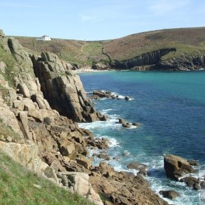 Nanjizel and Mill Bay, south of Land's End