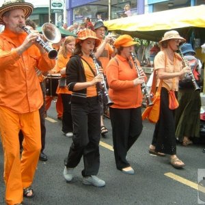 Band from Concarneau our twin town