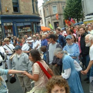 Last parade of the day: Men and Maids