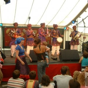 Inside the Marquee, St Anthony's Gardens - Mazey Day, 2005