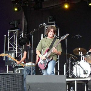 21 - PAUL KNIGHT-MALCIAK PLAYING LEAD GUITAR AT THE K-FEST