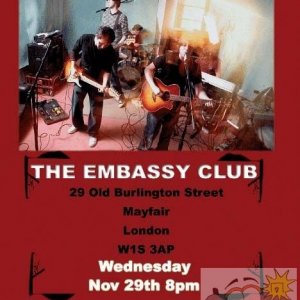 27 - ONE OF MANY LONDON GIGS - THE EMBASSY CLUB