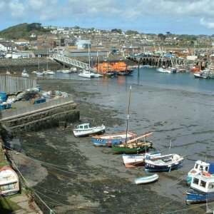 Looking back to the Fish Market and lifeboats