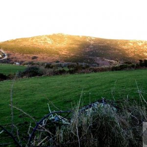 Zennor Hill at sundown - 10Feb10