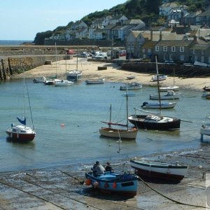 Overlooking Moushole Harbour