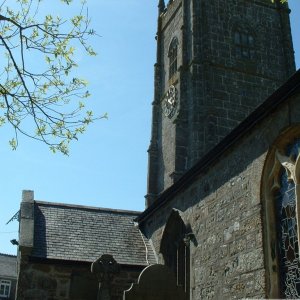View from the churchyard of the north side of Paul Church