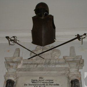 The William Godolphin Memorial Tablet, Paul Church