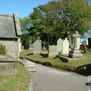 The Churdhyard, Paul Church ,on a lovely day in May