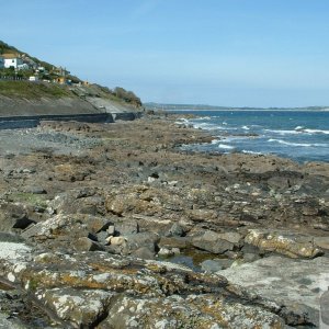 Rocky shore at Mousehole, en route for Newlyn