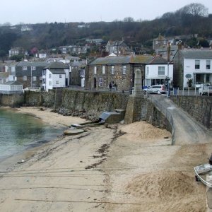 Mousehole Harbour view - 17Mar10