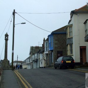 Fore St., Newlyn and the The Louisa McGrigor Monument,  - 17Mar10