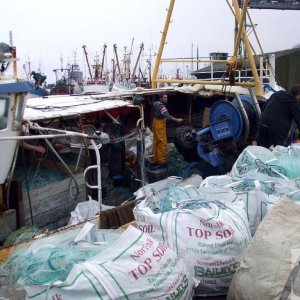 What is going on here? Newlyn Harbour - 17March10