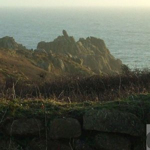 Sunday outing, 17th Jan, 2010: View of Treryn Dinas (Logan Rock)