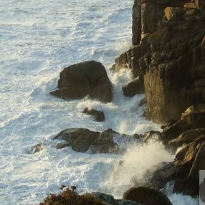 Sunday outing, 17th Jan, 2010: White water view from Treryn Dinas (Logan Ro