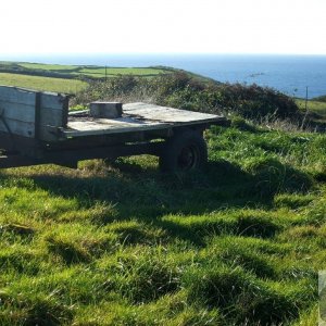 View from lane to Pendeen Manor Farm - 24Oct10
