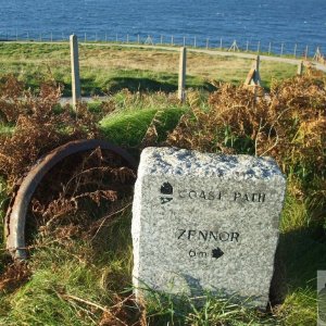 Signpost at Pendeen Watch - 2010