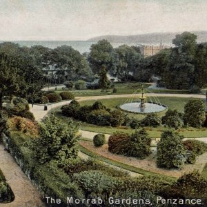 Overlooking an early Morrab Gardens