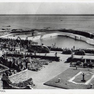 An aerial view of the Jubilee Pool