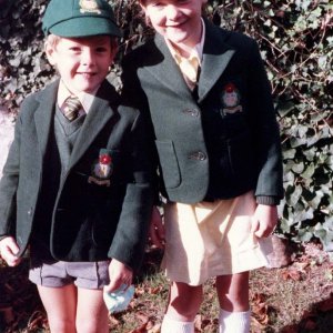 Autumn, 1984 - First Day of School for someone!