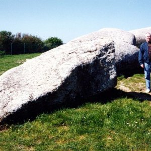 Penwith's giant cousin of the Pipers in Brittany  [See my photos of the Pip