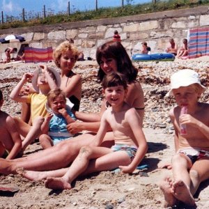 The delights of Long Rock beach - Summer, 1985