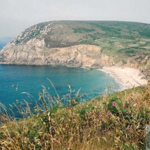 The beautiful Portheras Cove, near Pendeen.