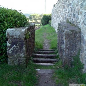 Old Stiles and path from Ludgvan down to Gulval road