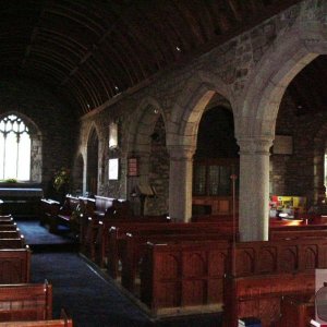 Interior of Ludgvan Parish Church