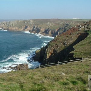 View northwards along the coast from Land's End