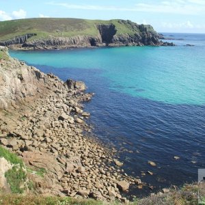 Approaching Mill Bay and Nanjizel