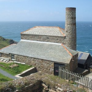 The Pumping House at Levant Mine