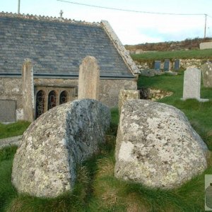 The famous St Levan's Stone