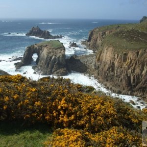 View of Enys Dodman, Land's End
