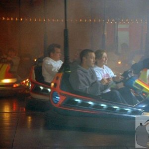 Dodgems in progress, May, 2003