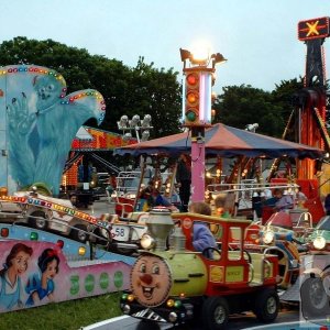 Fairground scene, May, 2003