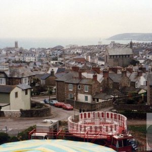 A Penzance Panorama from the Big Wheel, June, 1986