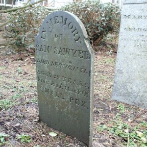 St Mary's Churchyard - Smallpox fatality